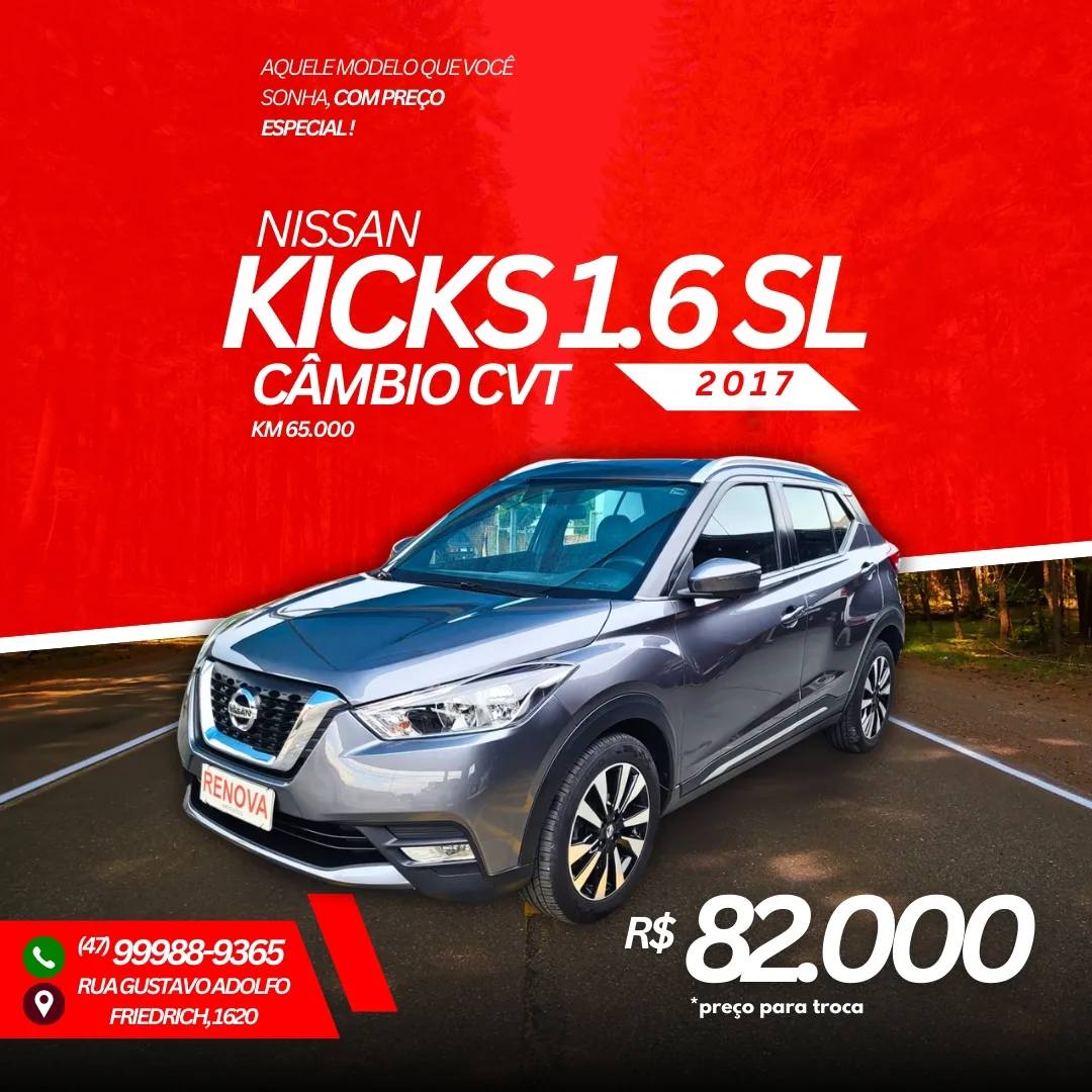 Nissan Kicks Sl 1.6 Cvt 2017 